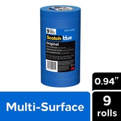 ScotchBlue .94 in. W X 60  L Blue Medium Strength Painter's Tape 9 pk