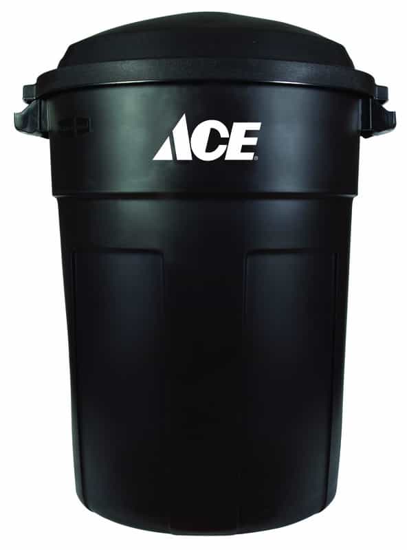 Ace 32 Gal Plastic Garbage Can Lid Included Ace Hardware