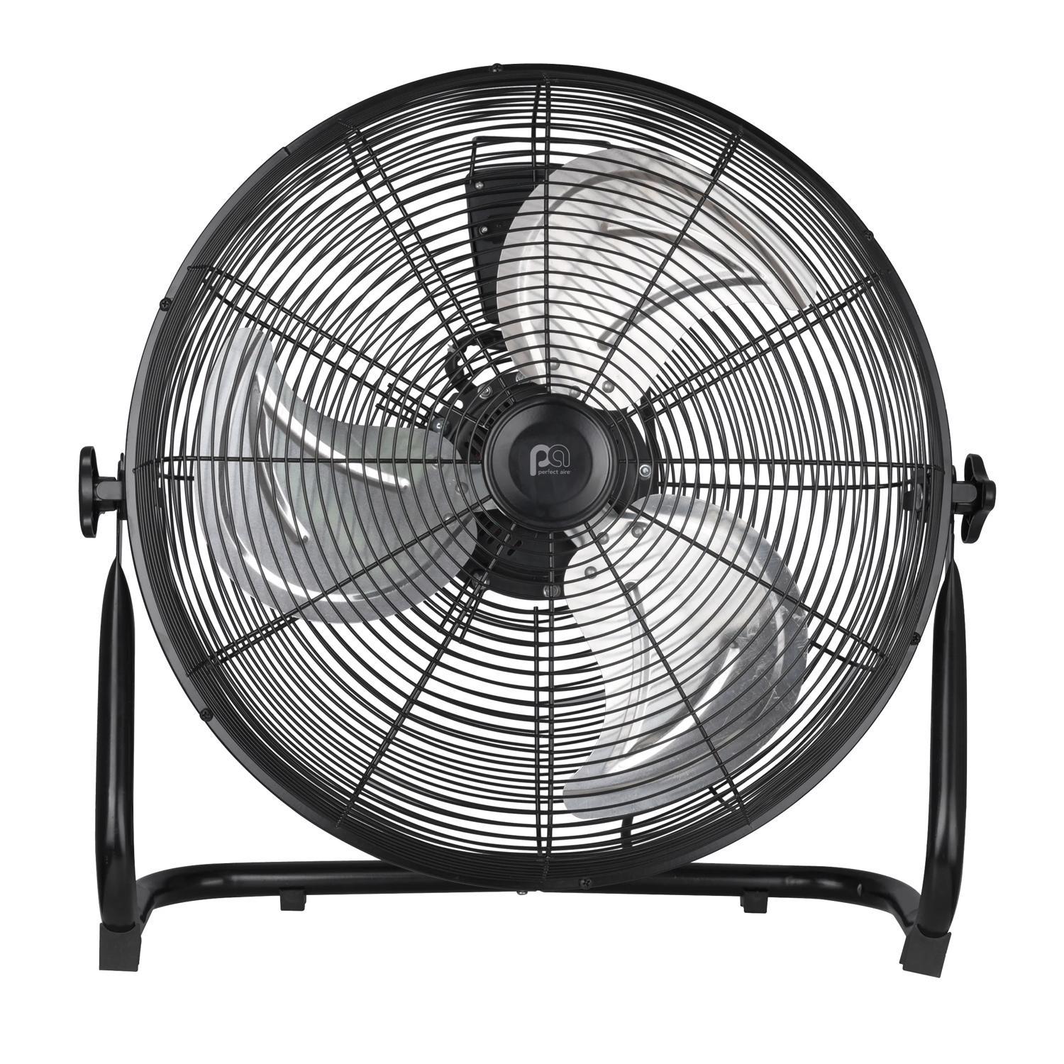 Perfect Aire 21.25 in. H X 18 in. D 3 speed High Velocity Floor Fan Uae Electronic uaeelectronic.com