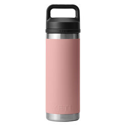 YETI Rambler 18 oz Sandstone Pink BPA Free Bottle Chug Cap