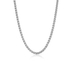 Montana Silversmiths Men's Wheat Chain Silver Necklace