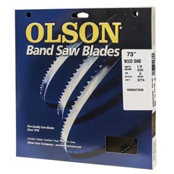 Olson 72.88 in. L X 0.25 in. W Carbon Steel Band Saw Blade 6 TPI Hook teeth 1 pk