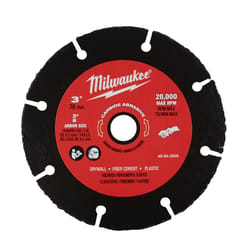 Milwaukee 3 in. D X 3/8 in. Carbide Abrasive Cut-Off Blade 1 pc