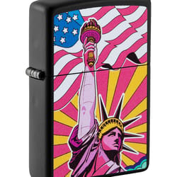Zippo Black Lady Liberty Lighter 1 pk