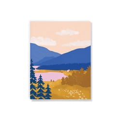 Denik 9 in. W X 7 in. L Sewn Bound Multicolored Mountain Majesty Notebook