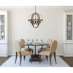Westinghouse Stella Mira Oil Rubbed Bronze Black 6 lights Chandelier