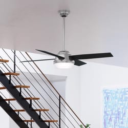 Hunter Dempsey 52 in. Brushed Nickel LED Indoor Ceiling Fan