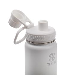 Takeya Actives 24 oz Arctic BPA Free Double Walled Water Bottle with Spout Lid