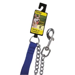 PDQ Silver Chain Lead Steel Dog Leash Small/Medium