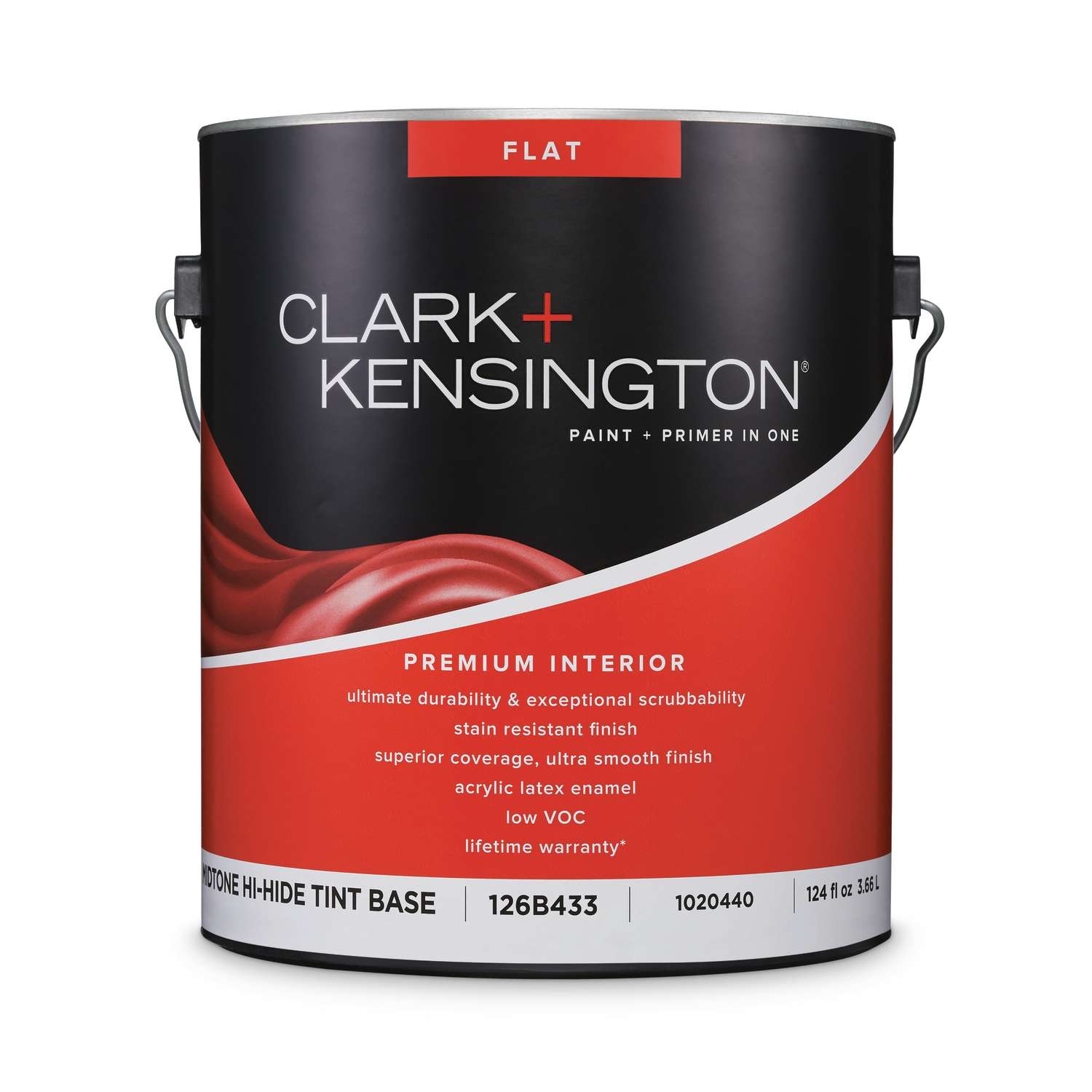 Clark+Kensington Flat Tint Base Midtone HiHide Base Acrylic Latex