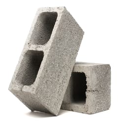 Locally Sourced Concrete Block 8 in. H