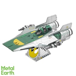 Metal Earth Resistance A-Wing Fighter 3D Model Kit Multicolored