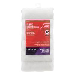 Ace  Knit  1/2 in.  x 4 in. W Mini  Paint Roller Cover  6 pk 