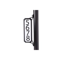 Architectural Mailboxes Black Plastic Manhattan Mailbox Name/Address Kit