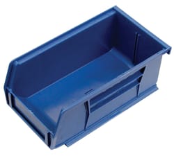 Quantum Storage 4-1/8 in. W X 2-13/16 in. H Tool Storage Bin Polypropylene 1 compartments Blue