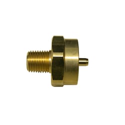 Mr. Heater 1 in. D X 1/4 in. D Brass Male Pipe Thread X Female Throwaway Cylinder Thread Cylinder Ad