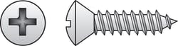 HILLMAN No. 6 Ga. X 1-1/2 in. L Phillips Oval Head Sheet Metal Screws 100 pk