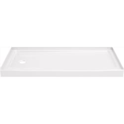 Delta Classic 500 4-7/8 in. H X 30 in. W X 60 in. L White Shower Base