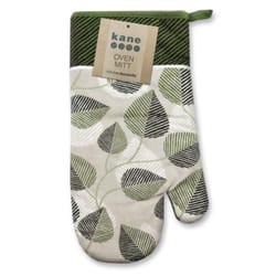 Kane Home Multicolored Natural Leaf Cotton Oven Mitt