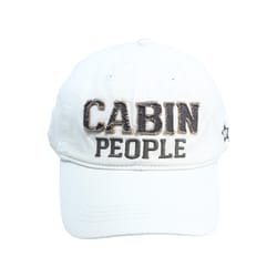 Pavilion We People Cabin People Baseball Cap White One Size Fits Most