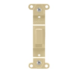 Leviton Ivory 1 gang Plastic Blank Wall Plate 1 pk