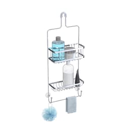 Better Living Astra 25.5 in. H X 5 in. W X 10.98 in. L Chrome Silver Shower Caddy