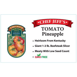 Chef Jeff Red Heirloom Pineapple Tomato Vegetable Plant