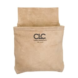 CLC 1 in. W X 12.75 in. H Suede Tool Pouch 1 pocket Tan 1 pc