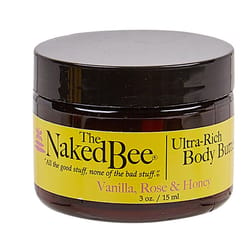 The Naked Bee Ultra-Rich Vanilla, Rose & Honey Scent Body Butter 3 oz 1 pk