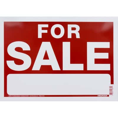 Hillman English Red For Sale Sign 10 In H X 14 In W Ace Hardware