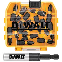 DeWalt FlexTorq Phillips #2 X 1 in. L Impact Driver Bit Set Steel 15 pc