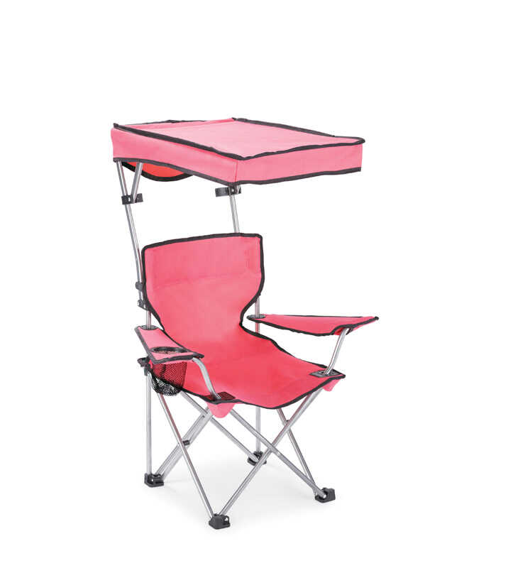 Quik Shade Adjustable Pink Canopy Folding Kid's Chair
