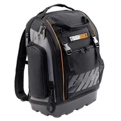 ToughBuilt 8.27 in. W X 18.5 in. H Nylon/Polyester Backpack Tool Bag 31 pocket Black/Orange 1 pc