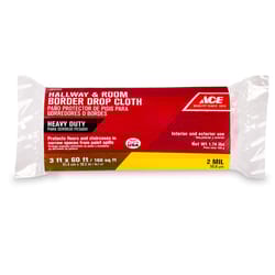 Ace 3 ft. W X 60 ft. L X 2 mil Plastic Drop Cloth 1 pk