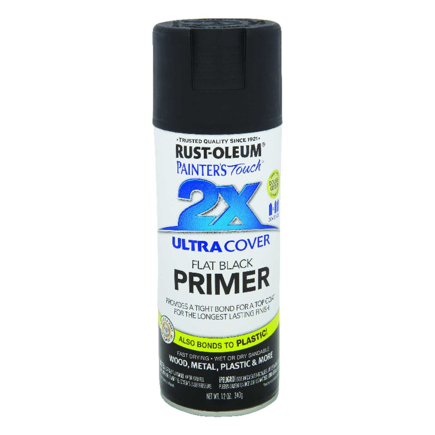 UPC 020066189242 product image for Rust-Oleum Ultra Cover 2 X 12 oz Spray Paint Black - 6 Pack (249846) | upcitemdb.com