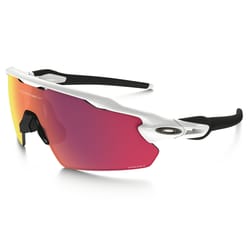 Oakley Radar EV Pitch Unisex Polished White Red Lens Sunglasses