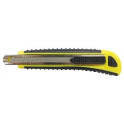 Allway 5-1/2 in. Retractable Auto Load Snap Knife Yellow 1 pk