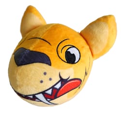 Chuckle-Headz Saber Tooth Tiger Plush Toy Yellow
