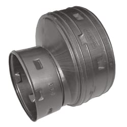 Advanced Drainage Systems 3 in. Snap X 4 in. D Snap Polyethylene 4-1/2 in. Coupler 1 pk