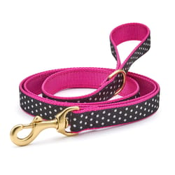 Up Country Black/White Dot Nylon Dog Leash