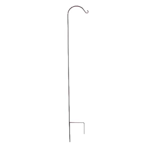 Panacea Black Steel 48 in. H Single Crook Plant Hook 1 pk