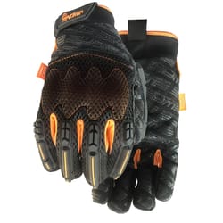 Watson Gloves M Spandex Overtime Black/Orange Impact Gloves