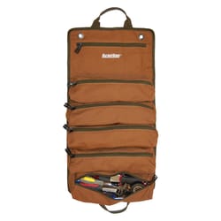 Bucket Boss 6 in. W Canvas Wrench Roll Up 6 pocket Brown 1 pc