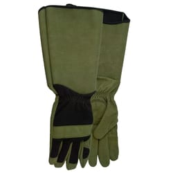 Watson Gloves Game of Thorns One Size Fits All Spandex Black/Green Gardening Gloves