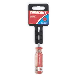 Crescent 1/8 in. X 2 in. L Slotted Pocket Screwdriver 1 pc