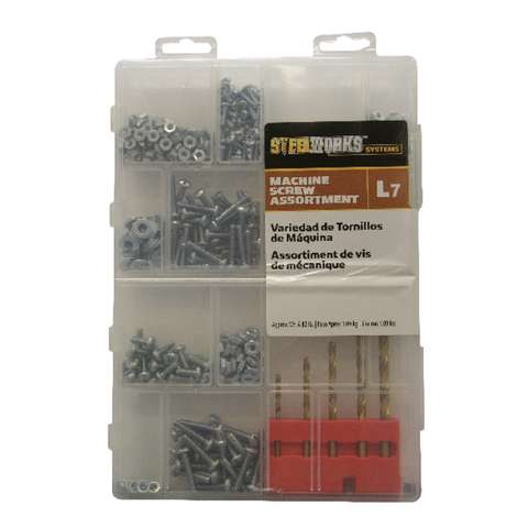 Hillman Assorted in. X 1/2 in. L Combination Pan Head Zinc-Plated Steel ...