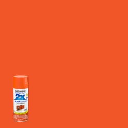 Rust-Oleum Painter's Touch 2X Ultra Cover Satin Fire Orange Paint+Primer Spray Paint 12 oz