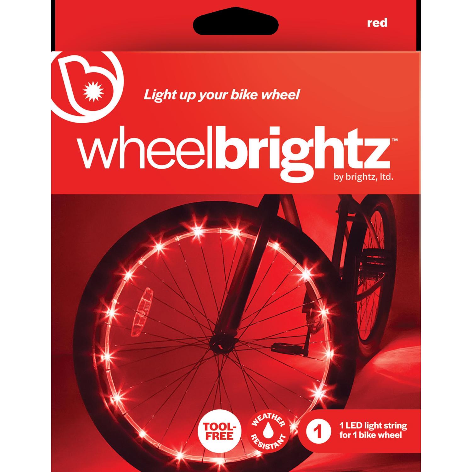 Photos - Other interior and decor Brightz Wheel Brightz Red LED Bike Accessory Light ABS Plastics 1 pk L2361