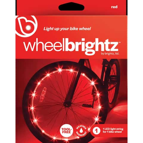 Brightz Wheel Brightz Red LED Bike Accessory Light ABS Plastics 1