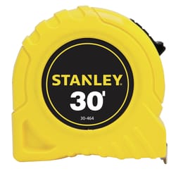 STANLEY 30 ft. L X 1 in. W Compact Tape Measure 1 pk